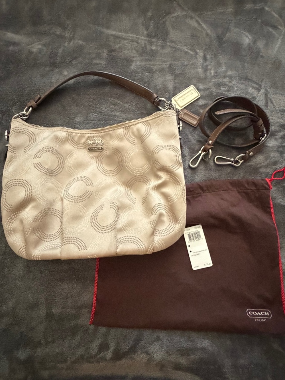 Authentic Coach Madison Hobo Handbag